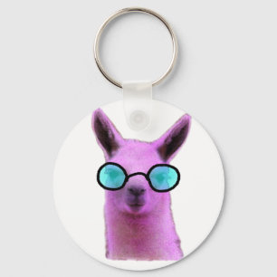 Rol Roze Llama! Sleutelhanger