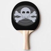 Rol, schedel en kruisbeenderen, pongpeddel tafeltennisbatje (Voorkant)