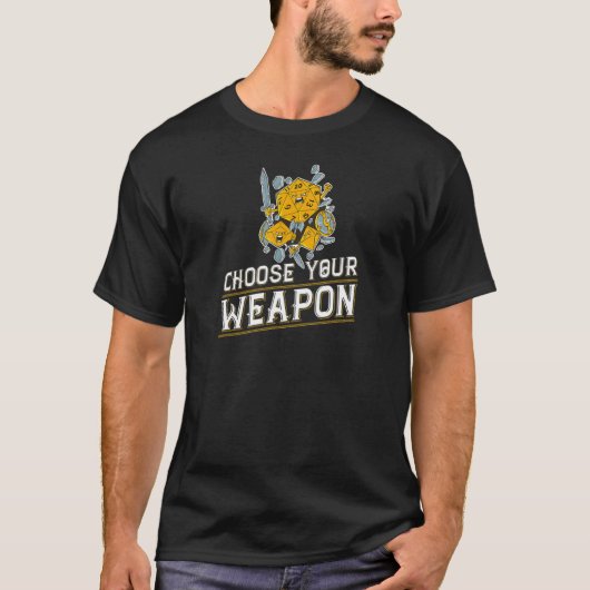 Rol spelraad W20-desktop Rpg T-shirt (Voorkant)