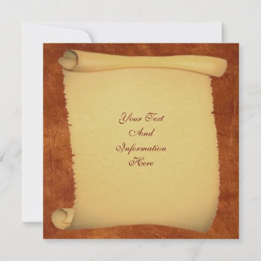 Rol Uitnodiging (Voorkant)