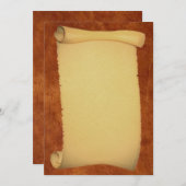 Rol Uitnodiging (Voorkant / Achterkant)