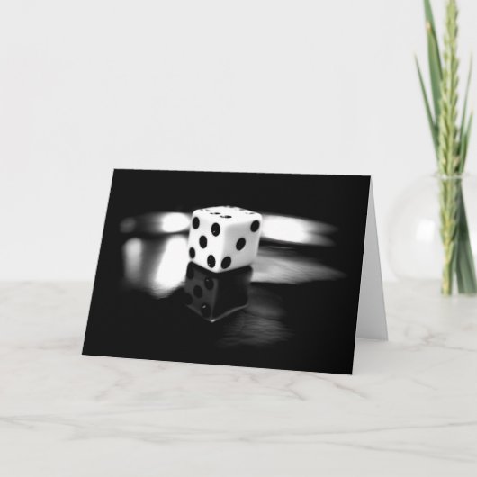 Rol van de dobbelstenen kaart (Voorkant)