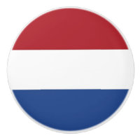 Rol van de keramische knop met vlag van Nederland