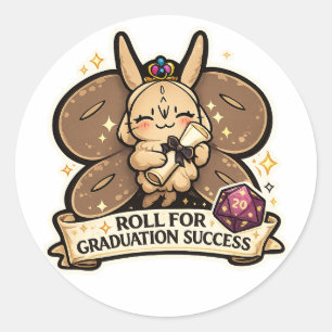 Rol Voor Afstudeersucces Fee Moth Sticker