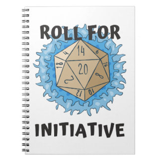 rol voor het initiatief notitieboek