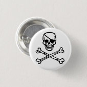 Rol (wit) ronde button 3,2 cm (Voorkant /achterkant)