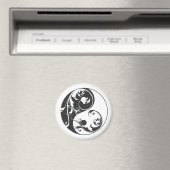 Rol Yin & Yang (zwart) Magneet (Insitu (Vaatwasser))