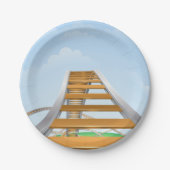 Rolachtbaan Papieren Bordje (Voorkant)