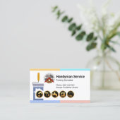 Rolborstel het Schilderen Handyman Hulpmiddelen Visitekaartje (Staand voorkant)