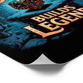 Role Playing Gamer Rpg Master D20 Tabletop Funny R Poster (Hoek)