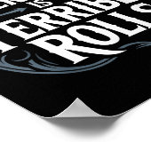 Role Playing Gamer Rpg Master D20 Tabletop Funny R Poster (Hoek)