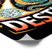 Role Playing Gamer Rpg Master D20 Tabletop Funny R Poster (Hoek)