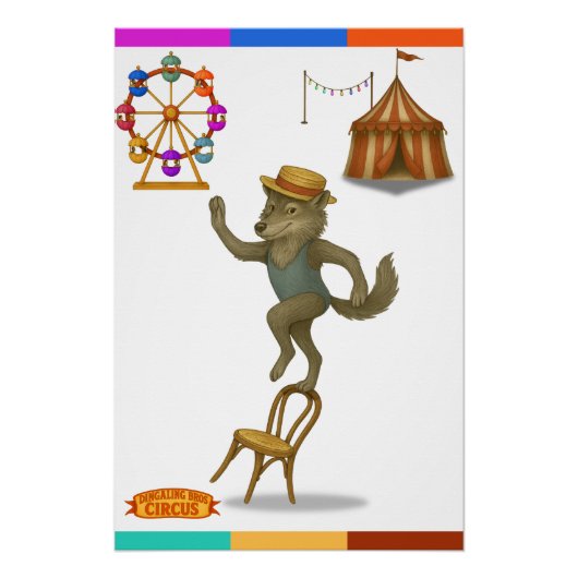 Rolf wolf balancing act perfect poster (Voorkant)