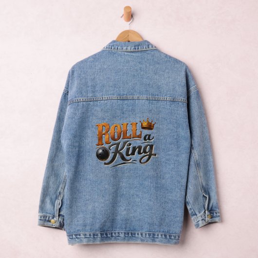Roll a King – Bowling Theme Crown Art Women (Hangar)