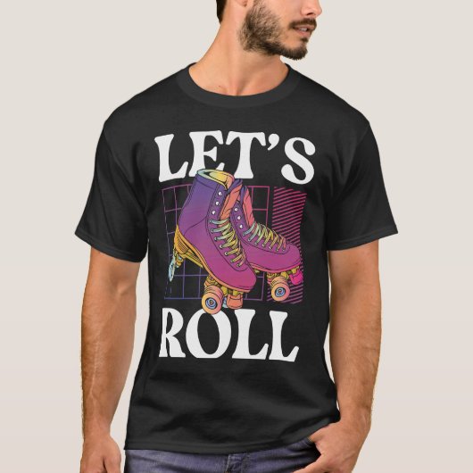 Roll Backprint Roller Skating T-shirt (Voorkant)