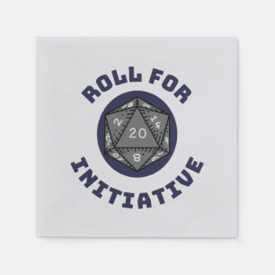 Roll for Initiative Party Napkins Servet