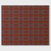 Roll Gift Wrap Papier Holly Schets (Vlak)