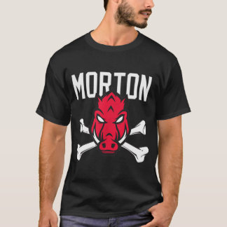 Roll Hogs Morton High Football Potters Crossbones T-shirt