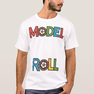 Roll Model Mannen basisshirt 👕✅ T-shirt