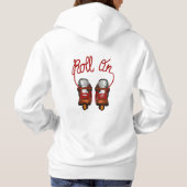 Roll On Agressive Rollerblades Sweat - shirt à cap (Dos)