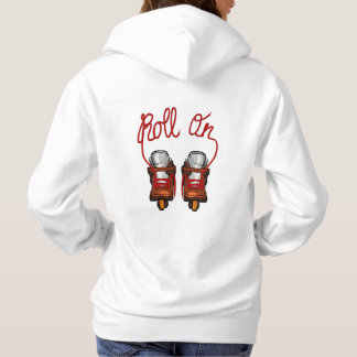 Roll On Agressive Rollerblades Sweat - shirt à cap