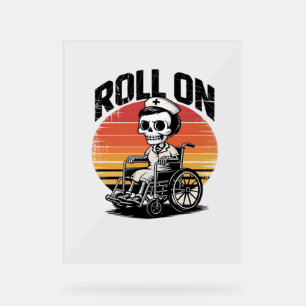 Roll On Skeleton Nurse - Dark Humour Healthcare Vi