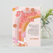 Roll Retro Super Roller Skat Carte de remerciement (Debout devant)