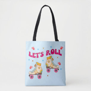 Roll Roller Schaats Retro Skater Lovers Draagtas