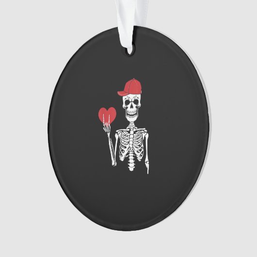 Roll Skeleton Mains Coeur Valentines Jour Crâne (devant)