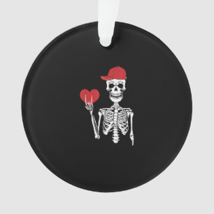 Roll Skeleton Mains Coeur Valentines Jour Crâne