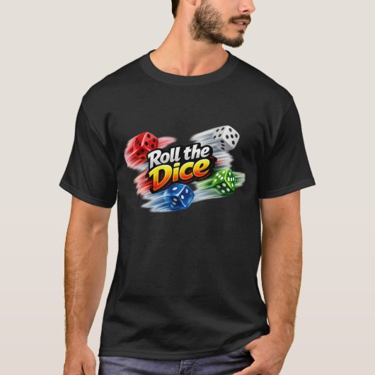 Roll the Dice Motion Blur T-Shirt (Devant)