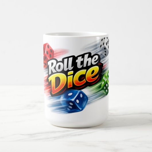 Roll the Dice Motion Mug (Centre)