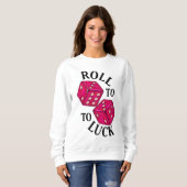 Roll to Luck - Neon Dice Sweat - shirt à capuche (Devant entier)