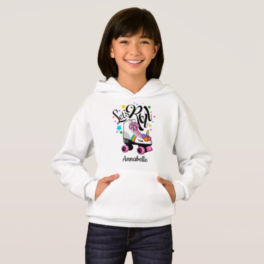 Roll Unicorn Roller patinage fille (Devant entier)