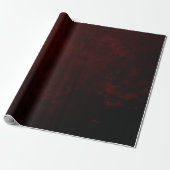 Roll van de Gothic Red Urban Grunge Cadeaupapier (Uitgerold)