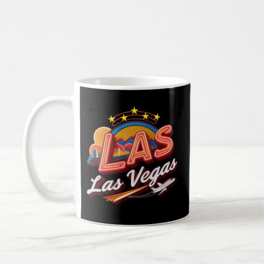 Roll with this LAS Airport Code Coffee Mug Koffiemok (Links)