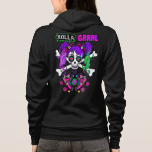 Rolla Grrl Punk Rock Roller sweat - shirt à capuch