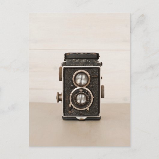  Rolleiflex Twin-lenscamera Briefkaart (Voorkant)