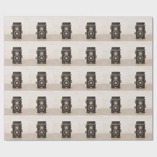 Rolleiflex Twin-lenscamera Cadeaupapier (Vlak)