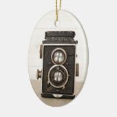 Rolleiflex Twin-lenscamera Keramisch Ornament (Links)