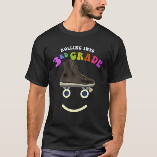 ROLLEN in 3D GRADE Student Rollerkate Roller S T-shirt (Voorkant)