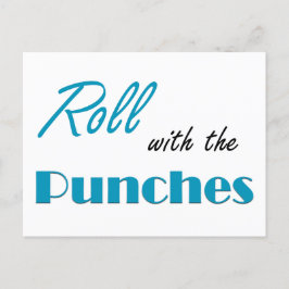 Rollen met de stoten, dagelijkse affirmatie Kaart