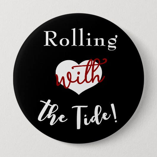 Rollen met de Tide Alabama GameDay Button (Voorkant)