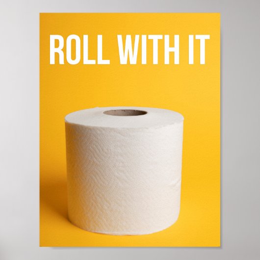 Rollen met IT-toiletpapier Poster (Voorkant)