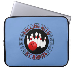 Rollen met mijn cadeautjes voor Bowling bowlers Laptop Sleeve