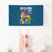 Rollen naar de 5e klas spandoek (Insitu)