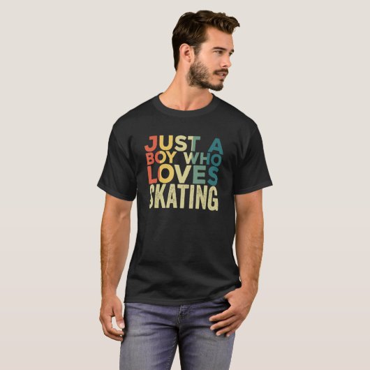 Rollen schaatsen Skater Quote Schaats voor mannen T-shirt (Voorkant volledig)
