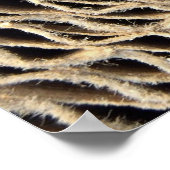 Rollen van golfpapier poster (Hoek)