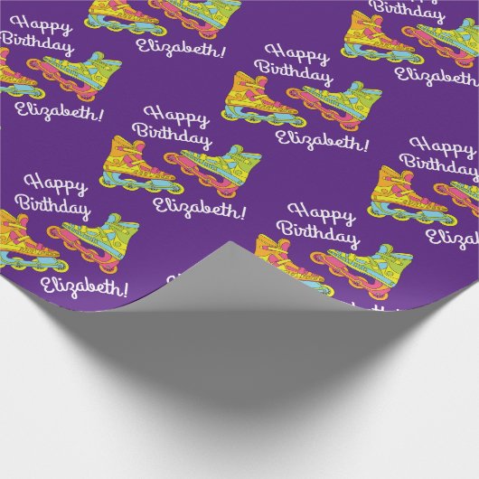 Rollenblades Schaatsen Kinderen van zaterdag Cadeaupapier (Hoek)