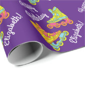 Rollenblades Schaatsen Kinderen van zaterdag Cadeaupapier (Rol Hoek)